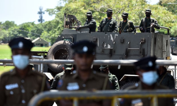 Heavy security around Sri Lanka’s parliament in Colombo where MPs will choose the next president.