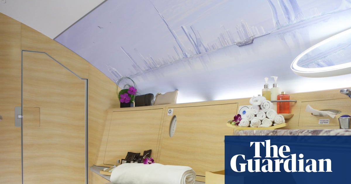 A bathroom for every passenger! Welcome to future of air travel – if you’ve got £13,000 to spare