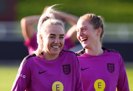 Alex Greenwood (left) and Keira Walsh.