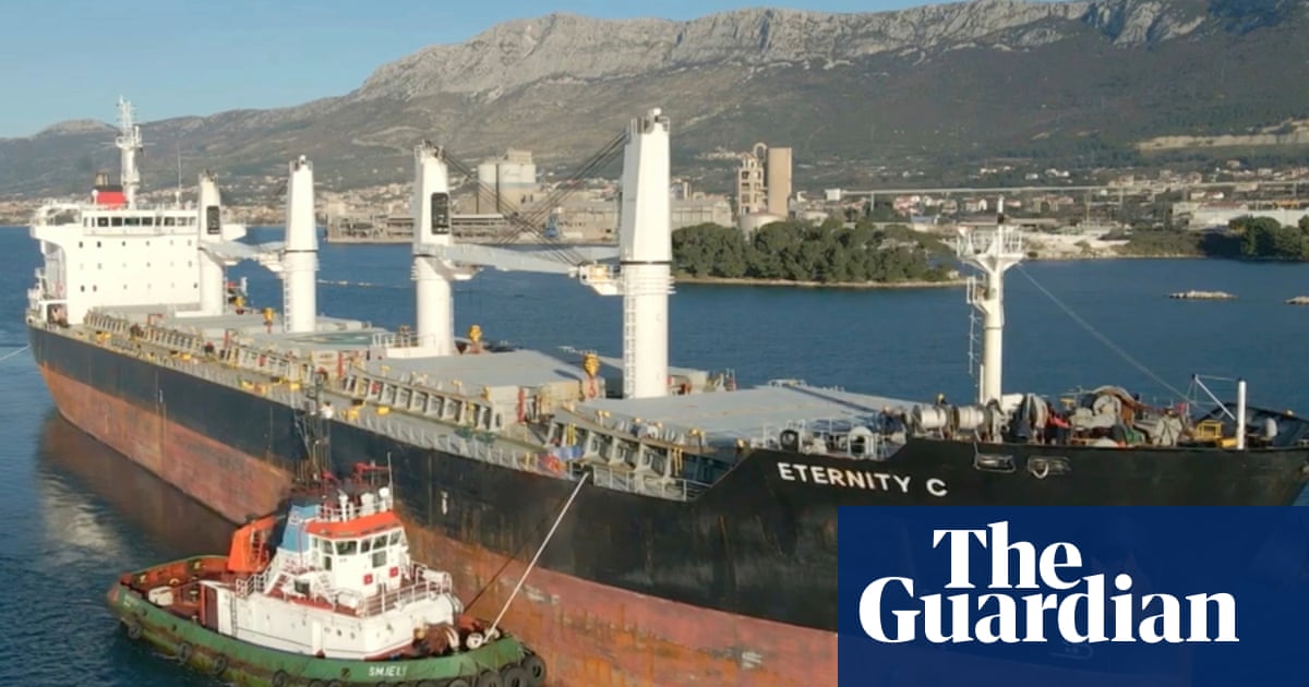 Seven crew rescued from cargo ship that sank in Red Sea after Houthi attack