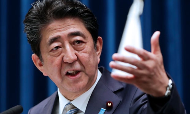 Japan’s prime minister Shinzo Abe.