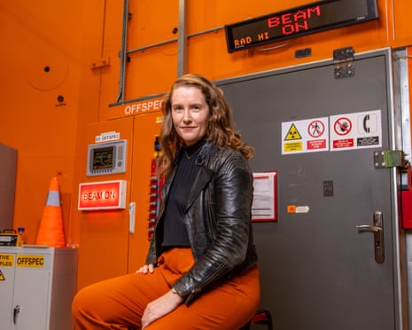suzie sheehy at the rutherford appleton laboratory, chilton, oxon