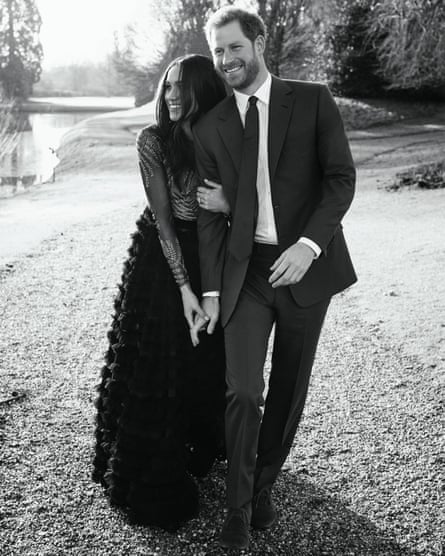 One of Prince Harry and Meghan Markle’s engagement photos.
