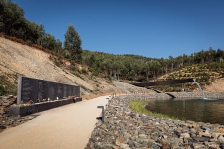 The memorial dedicated to the victims of the Pedrogão Grande fire