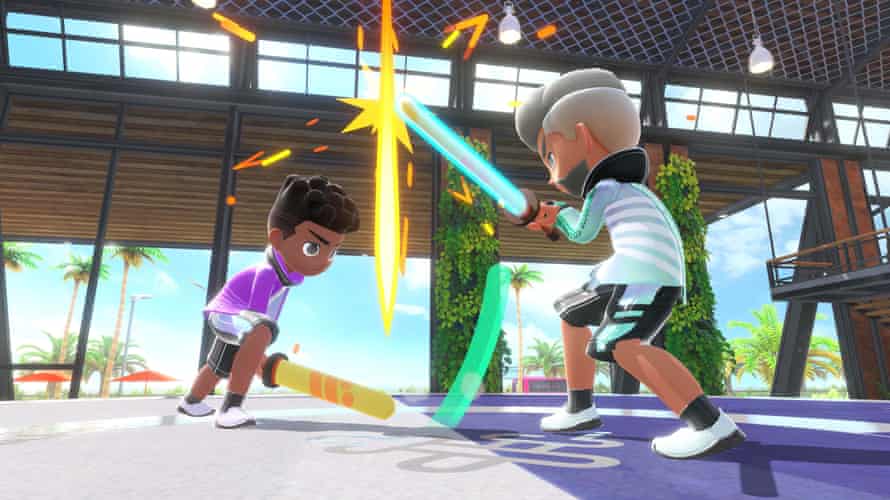 Nintendo Switch Sports Screenshot - Chambara Sword Fight