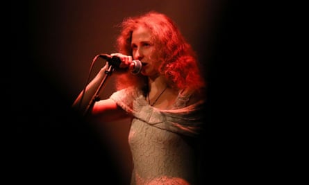 ‘The Orthodox Religion is a hardened penis’ … Pussy Riot singer Maria Alyokhina at The Junction in Cambridge this month.