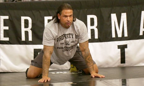 Tim Wiese at the WWE’s Performance Centre in Orlando.