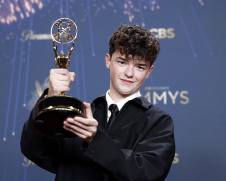 Emmys 2025: Adolescence star Owen Cooper makes history as youngest-ever winner for best supporting actor in a limited series | Adolescence | The Guardian