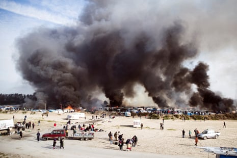 Evacuation of Jungle migrant camp in Calais