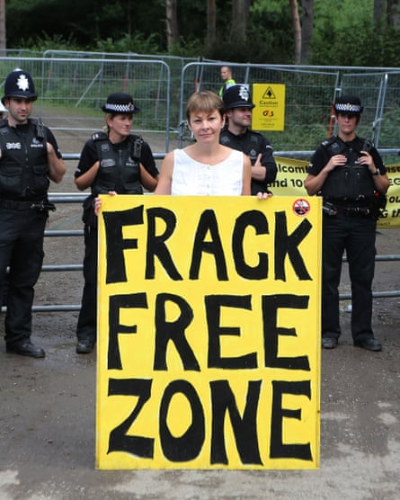 Lucas was found not guilty of obstructing a public highway and a public order offence in relation to a protest about fracking in West Sussex