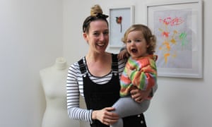 Annie Ridout, founder of theearlyhour.com with her daughter Joni.