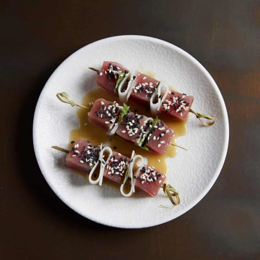 The Booking Office’s tuna skewers.
