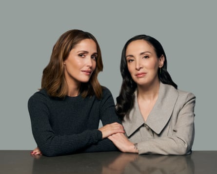 ‘I’m going to embarrass you now’ … Byrne, left, and Mary Bronstein.