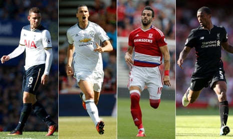 Vincent Janssen, Zlatan Ibrahimovic, Álvaro Negredo and Georginio Wijnaldum made their mark on the Premier League’s opening weekend. 