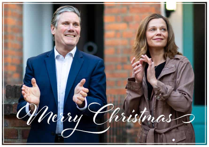 Keir Starmer’s Christmas card from last year.