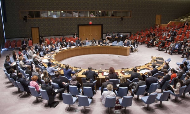 UN security council meeting