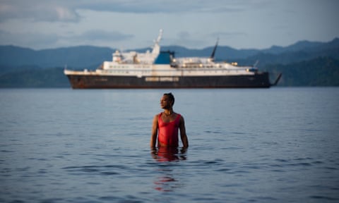 Monica takes a dip in the sea in Savusavu, Fiji. She says until she was 25, ‘I never knew transgender people existed, apart from the old stories.’