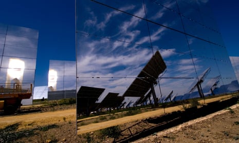 In the heart of Andalusia the PS10 is the world's first commercial solar tower power plant