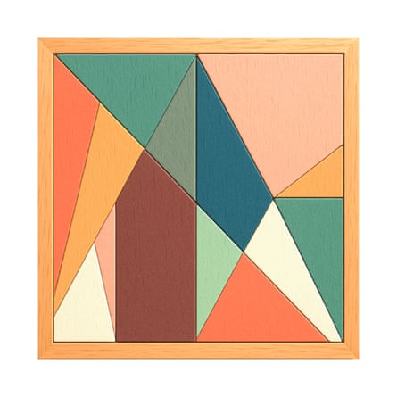 Boostology “Colorgram” calming wooden puzzle