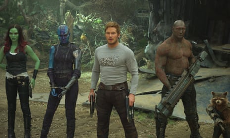 The cast of Guardians of the Galaxy Vol 2.