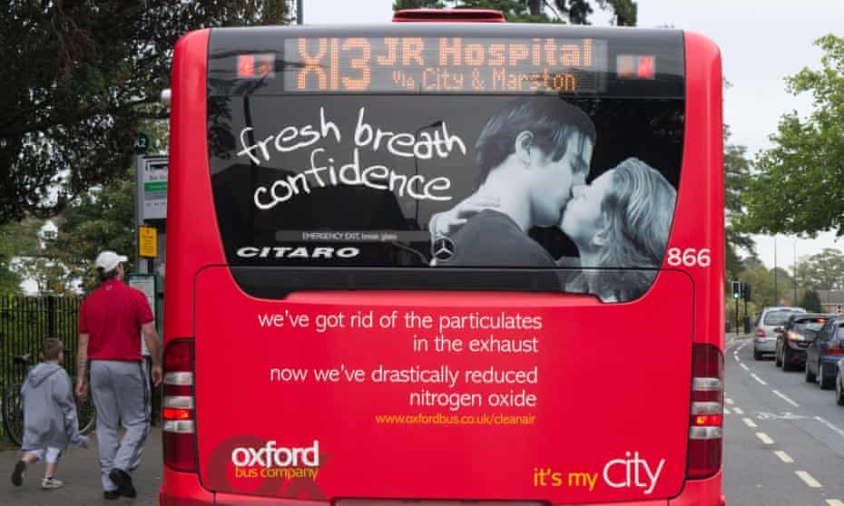 A clean air bus in Oxford