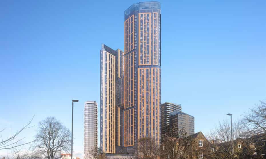 The KPF proposals for a skyscraper in Ealing