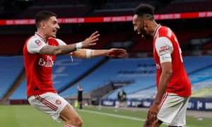 Arsenal 2 0 Manchester City Fa Cup Semi Final As It Happened Football The Guardian