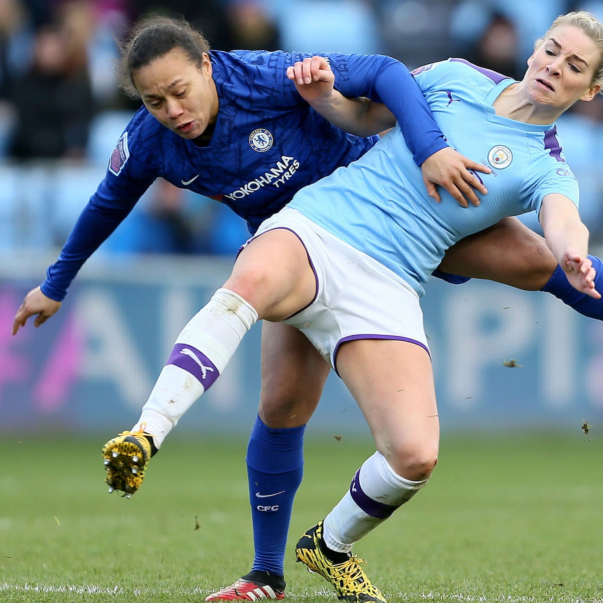Manchester City And Chelsea Share Points After Six Goal Wsl Thriller Women S Super League The Guardian