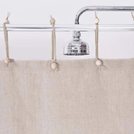 Drapers Organic Hemp Shower Curtain Purely Natural