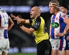 NRL open investigation into fans after top referee pelted with rubbish at Eden Park