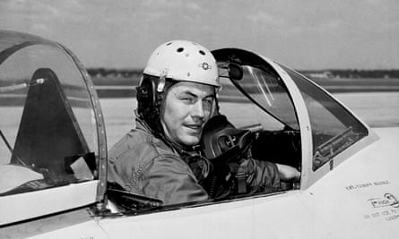 Chuck Yeager in a test plane in 1948.