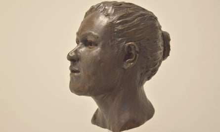 Ballynahatty reconstruction: This is a reconstruction of the Ballynahatty Neolithic skull by Elizabeth Black. Her genes tell us she had black hair and brown eyes.