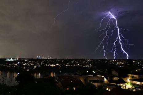 Lightning shots taken from the suburb of Mosman amongst the high rises of the North Shore Suburbs of Sydney.