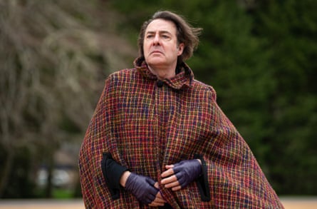Jonathan Ross in a cape