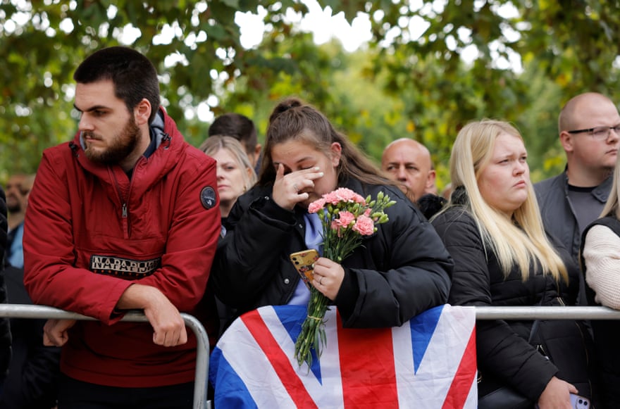 An emotional moment on the Mall