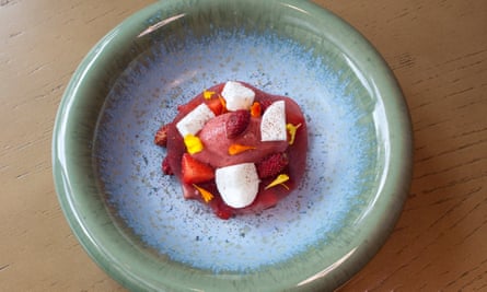 ‘£18 of loveliness’: wild strawberries.