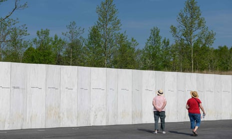 The Flight 93 national memorial in Shanksville, Pennsylvania on May 26, 2021. Nearly 3,000 people died in the 9/11 attacks.