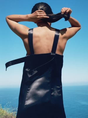 Tab-back silk camisole dress, £59