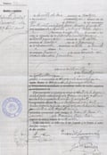 The death certificate of Silvestre Indias Carvajal