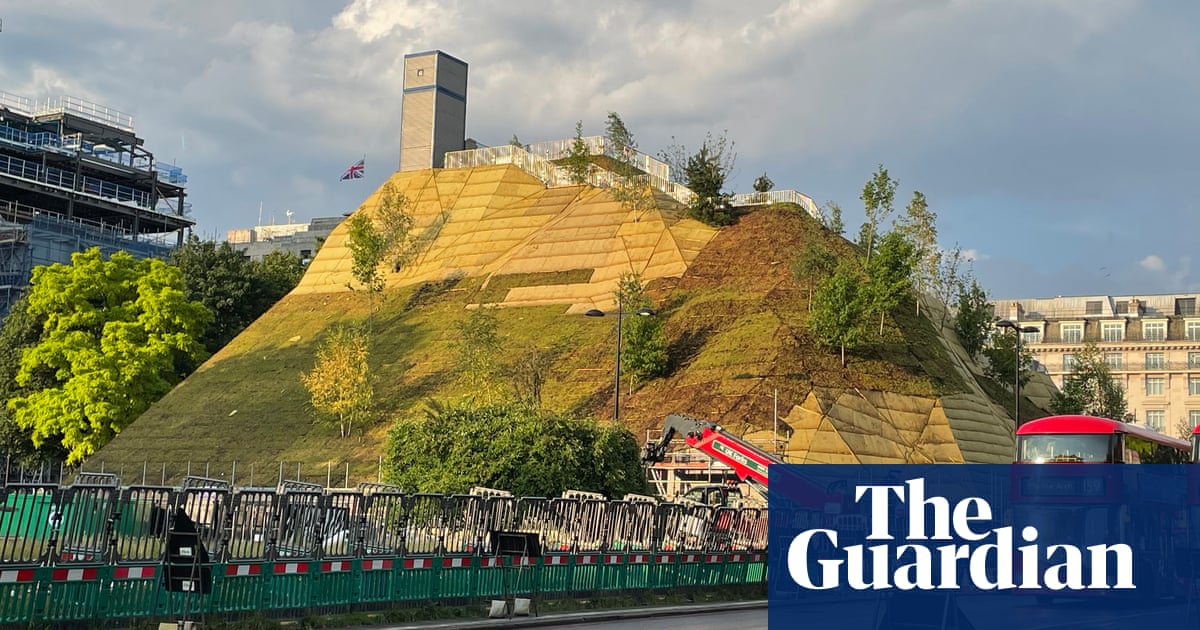 Dreamed up to drag shoppers back to Oxford Street, the £2m artificial hill is already suffering in the heat. Will it provide Instagram moments – or