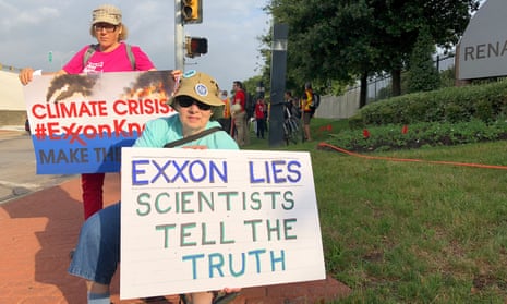 ExxonMobil is accused of failing to reveal the full extent of their impact on the climate crisis.