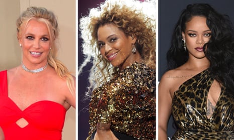 ‘To gain power, and crucially, to retain it, you need a reserve of it to begin with’ ... (L-R) Britney Spears, Beyonce and Rihanna.