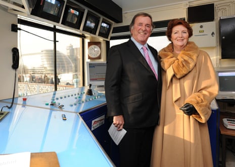 Sir Terry Wogan and his wife Helen