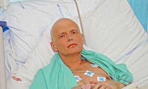 Alexander Litvinenko a few days before his death.