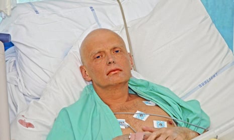 Alexander Litvinenko a few days before his death.