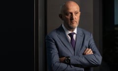The Director-General of the Australian Security Intelligence Organisation (ASIO) Mike Burgess poses for portraits at their headquarters in Canberra.