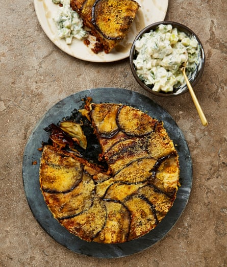 Yotam Ottolenghi’s lamb and freekeh timballo.