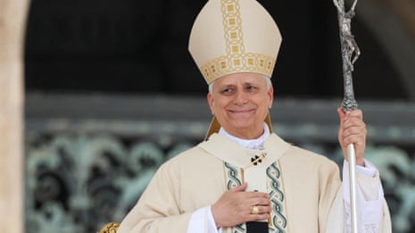 Pope Leo XIV holds inaugural mass at St Peter's Square | Pope Leo XIV | The Guardian
