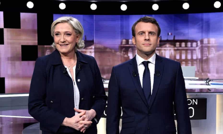 Emmanuel Macron and Marine Le Pen