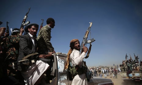 Houthi rebels in Yemen. Sunday’s attack on Saudi cities is the third in five months.